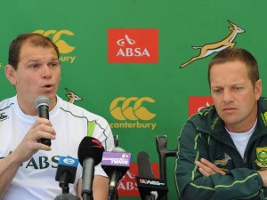 Pieter de Villiers with Louis Koen