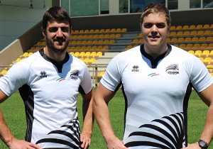 Hennie Daniller & Andries Ferreira at Zebre, Italy.