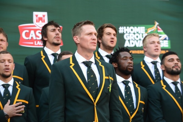 Springbok Rugby World Cup squad farewell at Montecasino