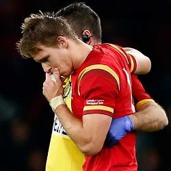 Liam Williams injured against Australia