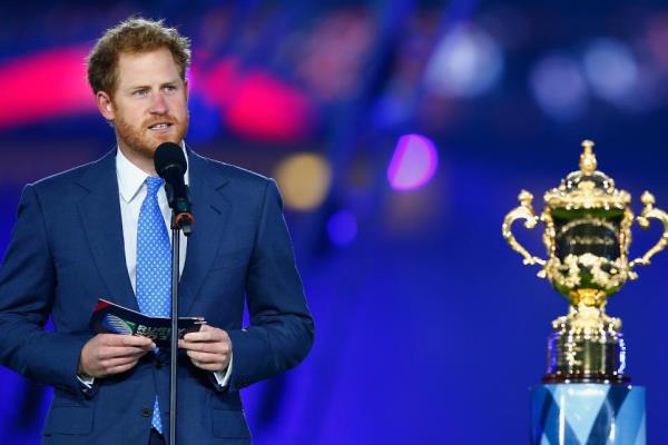 Prince Harry, honorary President of Rugby 2015
