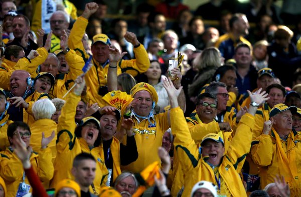Wallabies supporters